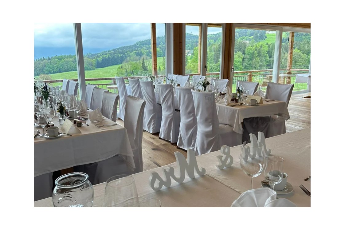 Hochzeit: Panorama-Saal mit herrlichem Ausblick - Das Salzburgblick