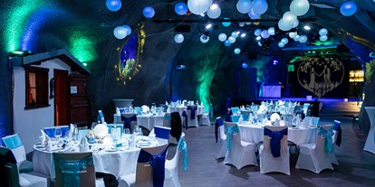 Hochzeit - Geeignet für: Firmenweihnachtsfeier - Appenzell - Hochzeitsfeier in der Event-Kaverne mit Unterwasser-Motto - VersuchsStollen Hagerbach