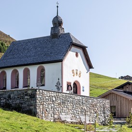 Hochzeit: Die Jagdschloss-Kirche bietet Platz für ca. 30 Personen. - Jagdschloss-Resort Kühtai