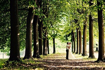 Hochzeit: Wundervolle Baumallee, perfekt geeignet für die Zeremonie  - GEHEIMTIPP Hochzeit Anwesen im italienischen Piemont