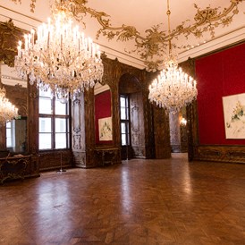 Hochzeit: Der Roter Salon des Palais Schönborn-Batthyány in Wien. - Palais Schönborn-Batthyány