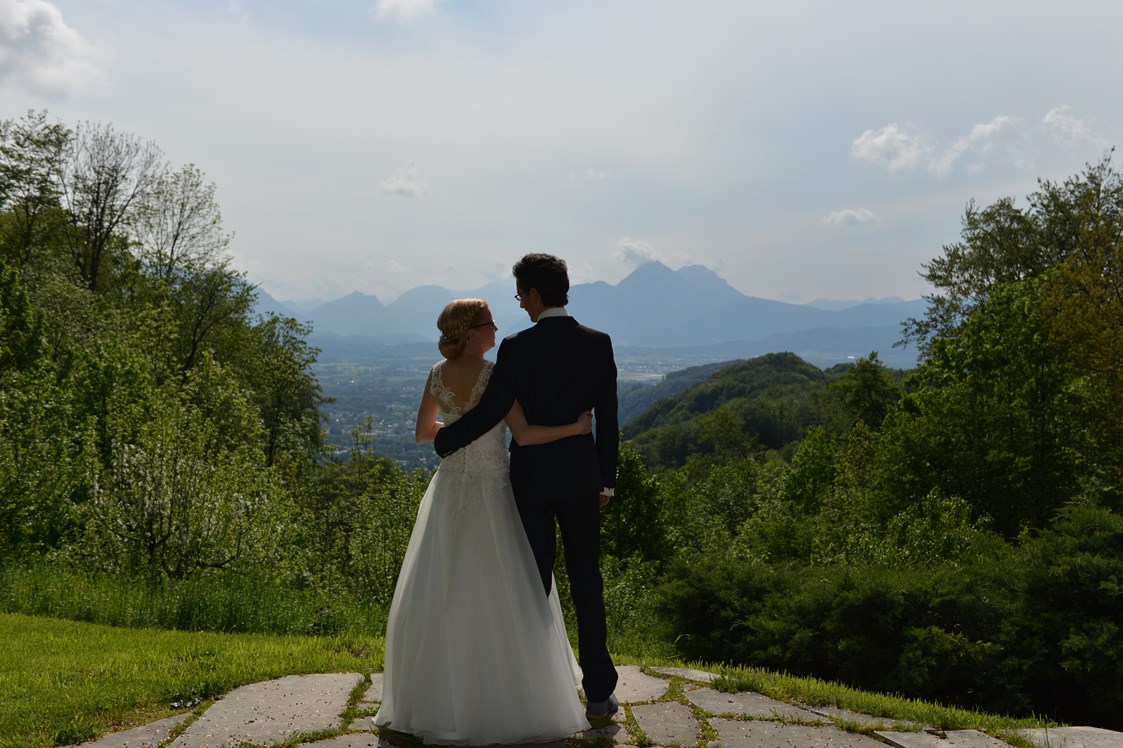 Hochzeit: Feiern mit Aussicht - hoch über den Dächern von Salzburg - Romantik Hotel & Restaurant "DIE GERSBERG ALM"