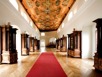 Renaissanceschloss Rosenburg Angaben zu den Festsälen Bibliothek