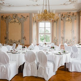 Hochzeit: Rosensalon - Schloss Pernegg