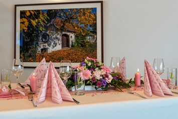 Hochzeit: Tischdekoration #1 - Rochussaal