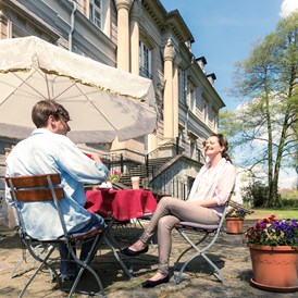 Hochzeit: Terrasse - Hotel Schloss Neustadt-Glewe