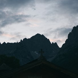 Hochzeit: Traumhafter Blick auf die Berge rund um den Stanglwirt in Tirol. - Bio-Hotel Stanglwirt