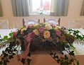 Hochzeit: Tischdeko für Brauttafel - Gasthof Englwirt 