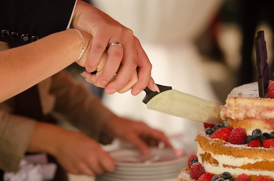 Wedding cakes can be found almost all over the world, as can the custom of cutting the cake together.
