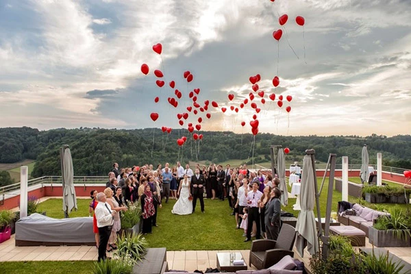 Romantische bruiloft in Burgenland