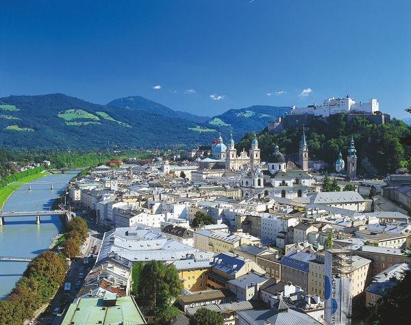 Das Salzburger Panorama im Sommer