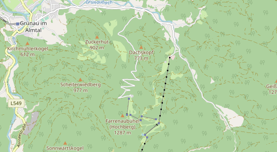Hochzeitslocation auf Karte
