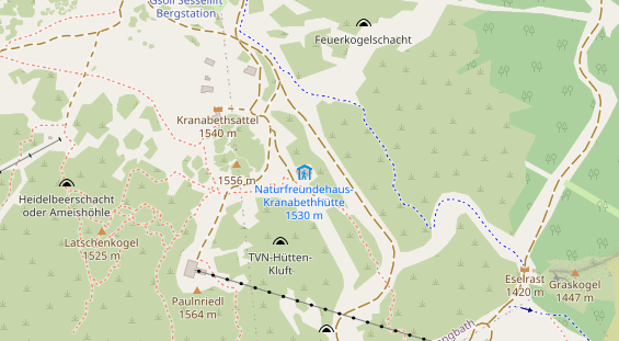 Hochzeitslocation auf Satellitenbild