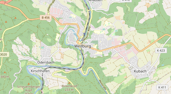 Lieu de mariage sur la carte