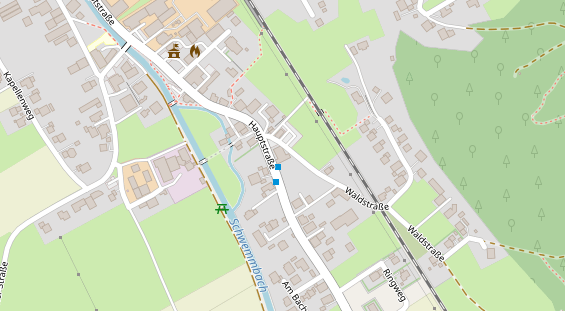 Hochzeitslocation auf Satellitenbild