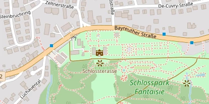 Hochzeitslocation auf Satellitenbild