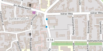 Hochzeitslocation auf Satellitenbild
