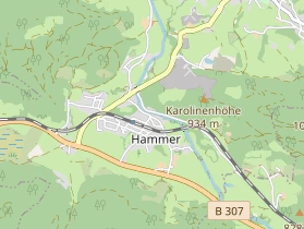wedding venue on map