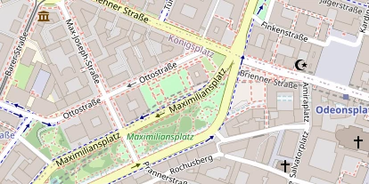 Hochzeitslocation auf Satellitenbild
