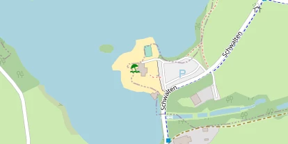 Hochzeitslocation auf Satellitenbild