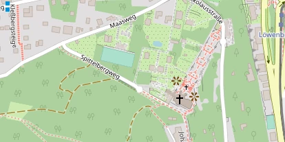 Hochzeitslocation auf Satellitenbild
