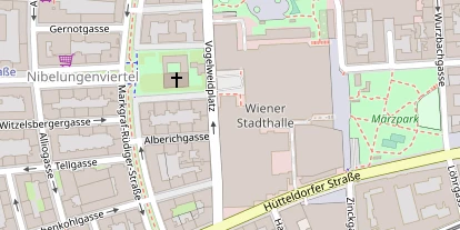 Hochzeitslocation auf Satellitenbild