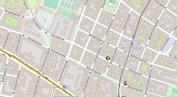 Hochzeitslocation auf Satellitenbild