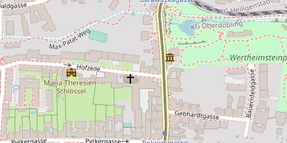 Hochzeitslocation auf Satellitenbild