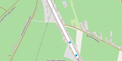 Hochzeitslocation auf Satellitenbild
