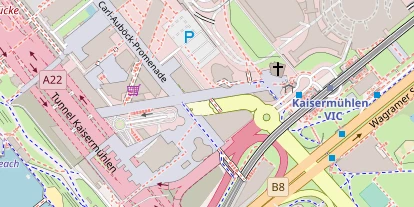 Hochzeitslocation auf Satellitenbild