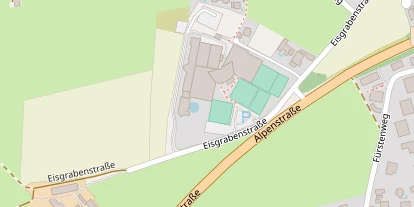 Hochzeitslocation auf Satellitenbild