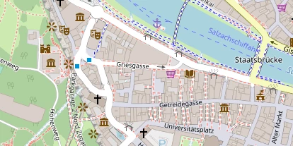 Hochzeitslocation auf Satellitenbild