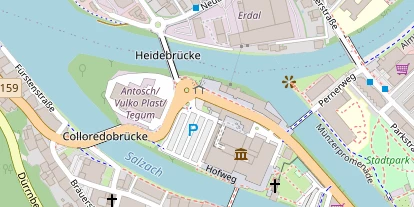 Hochzeitslocation auf Satellitenbild