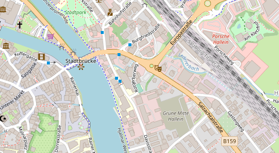 Hochzeitslocation auf Satellitenbild