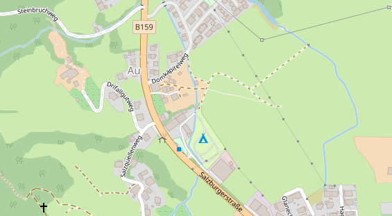 Hochzeitslocation auf Satellitenbild