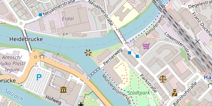 Hochzeitslocation auf Satellitenbild