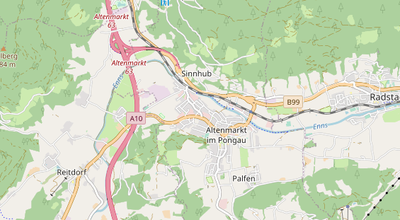 Lieu de mariage sur la carte