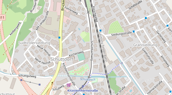 Hochzeitslocation auf Satellitenbild