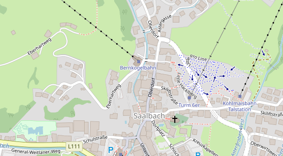 Hochzeitslocation auf Satellitenbild