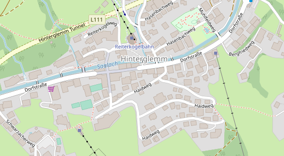 Hochzeitslocation auf Satellitenbild