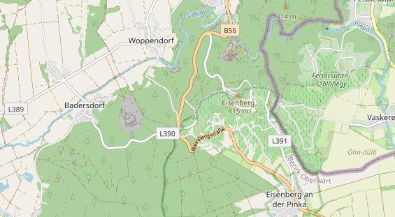 Lieu de mariage sur la carte