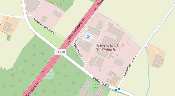 Hochzeitslocation auf Satellitenbild