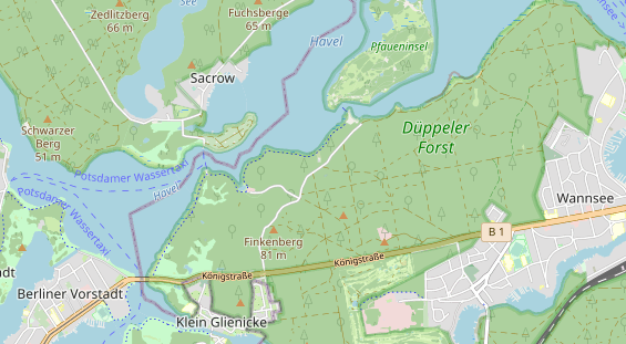 Lieu de mariage sur la carte