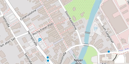 Hochzeitslocation auf Satellitenbild