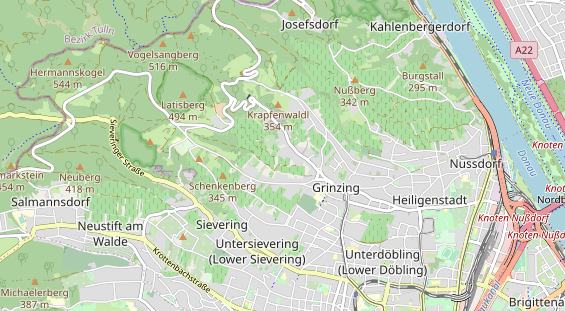 Hochzeitslocation auf Karte