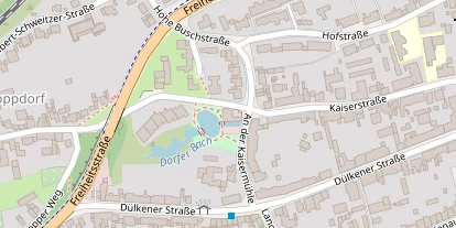 Hochzeitslocation auf Satellitenbild
