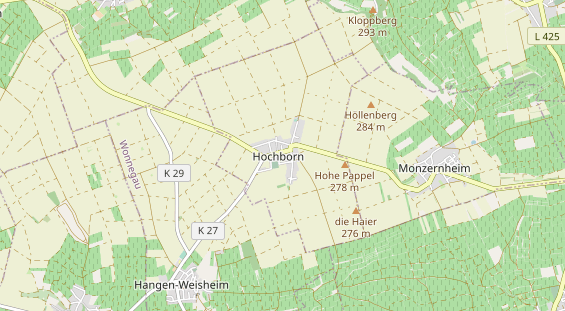 wedding venue on map