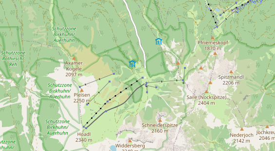 Lieu de mariage sur la carte