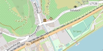 Hochzeitslocation auf Satellitenbild
