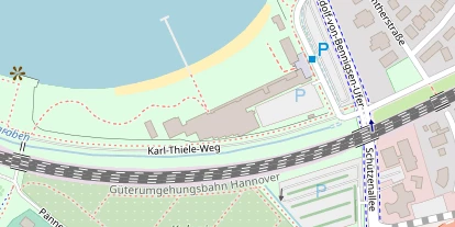 Hochzeitslocation auf Satellitenbild